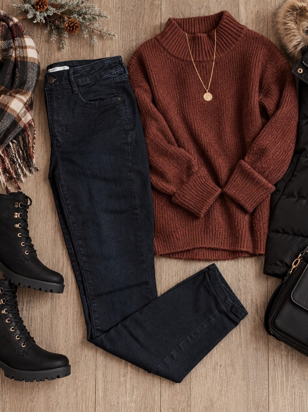 Nine West Black-Blue Skinny Jeans